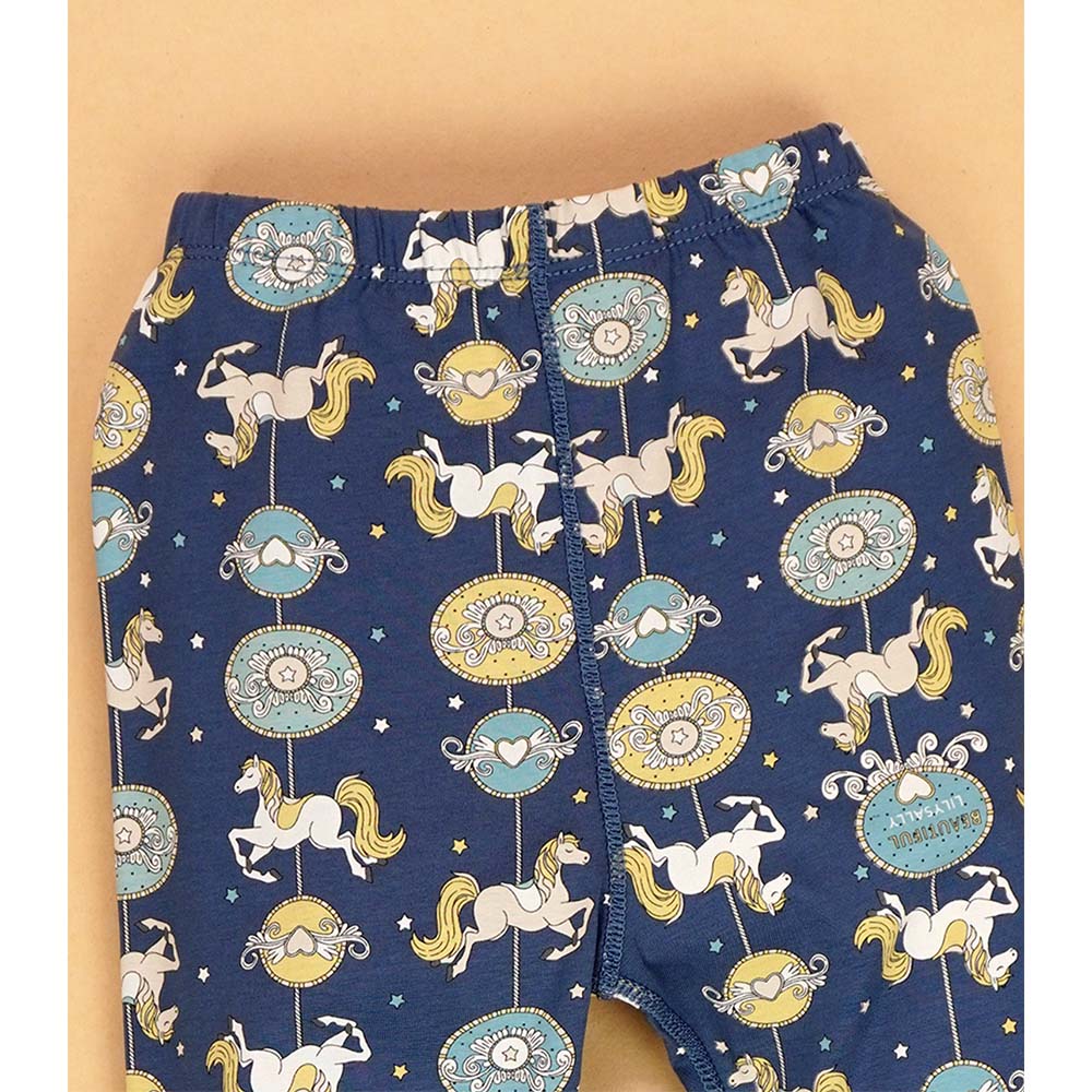 Magical Unicorn soft Cotton Joggers Nightsuit set for Kids - Little Surprise Box