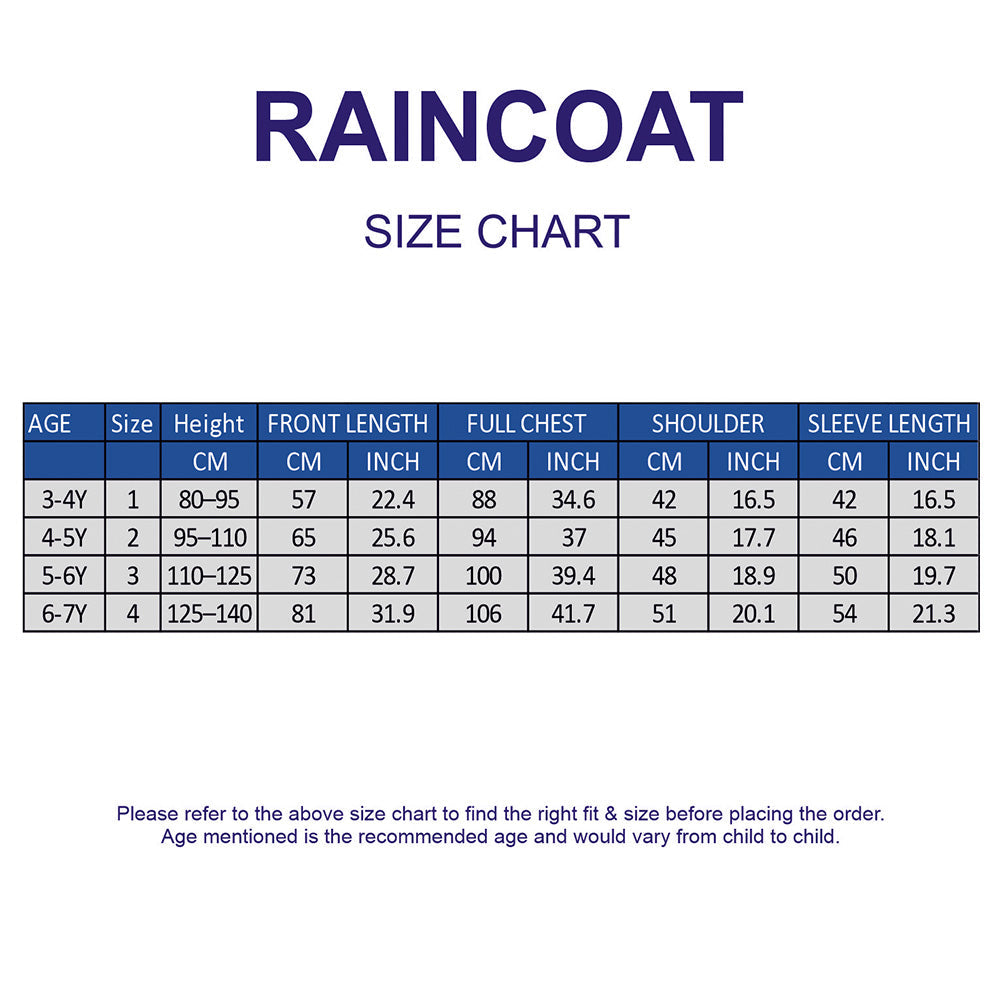 Pink Rabbit 3D Paw Knee Length Raincoat for Kids