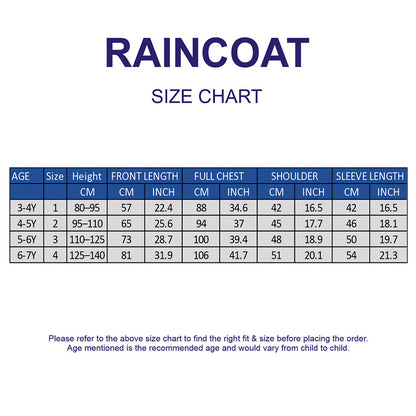 Pink Rabbit 3D Paw Knee Length Raincoat for Kids