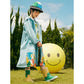 Blue Animal Print Knee Length Raincoat for Kids & Teens - Little Surprise Box