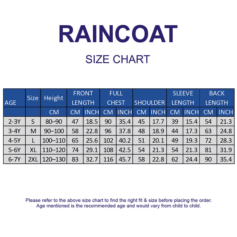 Bunny Pocket Knee-Length Raincoat for Kids