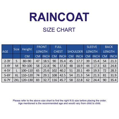 Bunny Pocket Knee-Length Raincoat for Kids