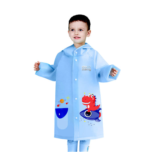 Dino Hit Space Raincoat for Kids - Little Surprise Box