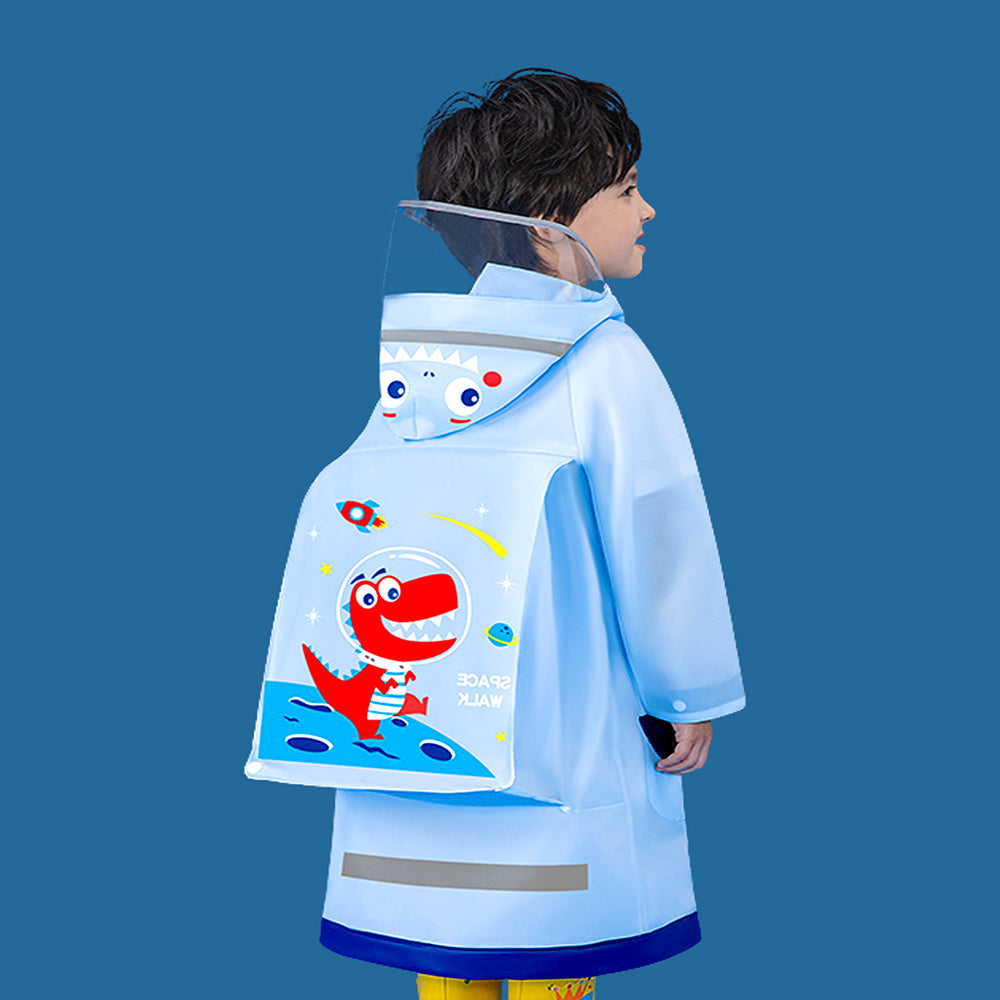 Dino Hit Space Raincoat for Kids - Little Surprise Box