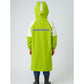 Lemon Green Cap Style Knee Length Raincoat for Kids & Teens - Little Surprise Box