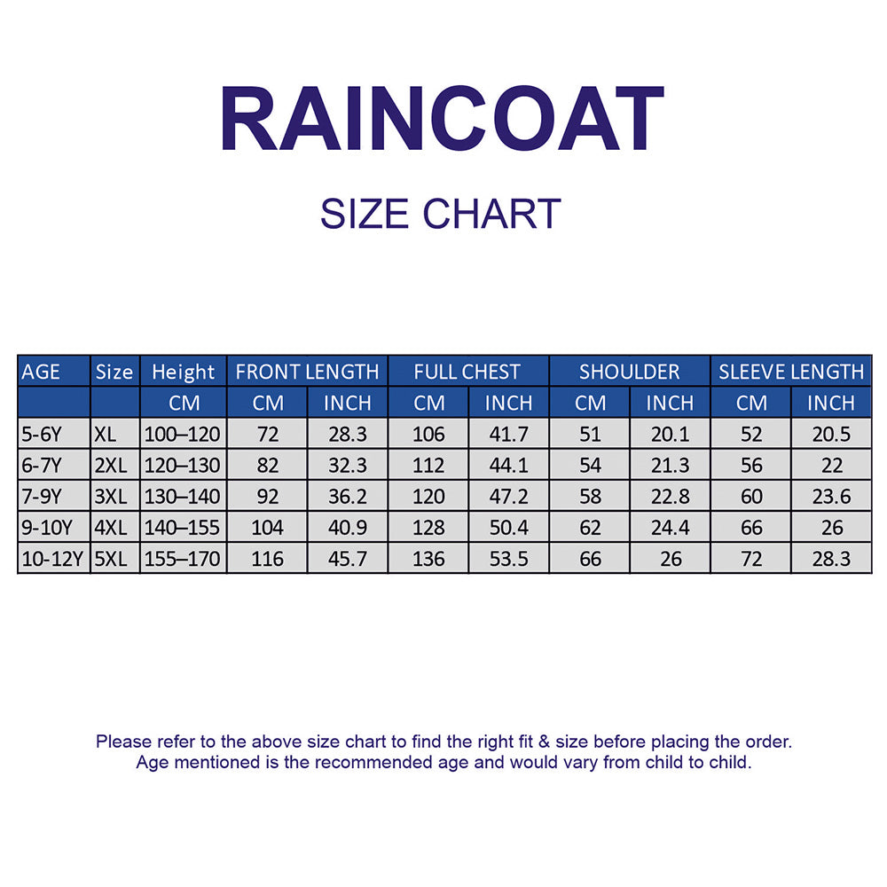 Pink Giraffe Knee Length Raincoat for Kids