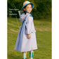 Japanese Style Purple Sailor Collar Raincoat for Kids & Teens - Little Surprise Box