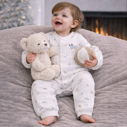 All-Over Dachshund, Full-Sleeve Jumpsuit Romper