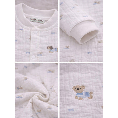 All-Over Dachshund, Full-Sleeve Jumpsuit Romper