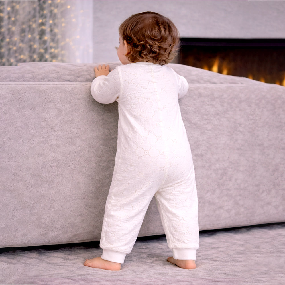 Hello Bear, Full-Sleeve Jumpsuit Romper