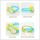 Blue Yellow two border Anti-Fog UV Protection Leakproof Design Swim Goggles for Kids,4Years - 10Years - Little Surprise Box