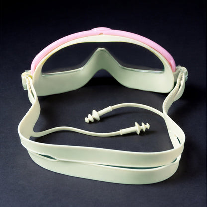 Pink White 2 Border Anti-Fog UV Protection Leakproof Design Swim Goggles for Kids, 4Years - 10Years - Little Surprise Box