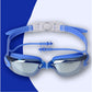 All Blue Eyelid Style Anti-Fog UV Protection Leakproof design Swim Goggles for Kids 10Years and above - Little Surprise Box