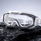 Black & White 3 dash Glass panel styled Anti-Fog UV Protection Leakproof design Swim Goggles for 12 Years + & Adults -