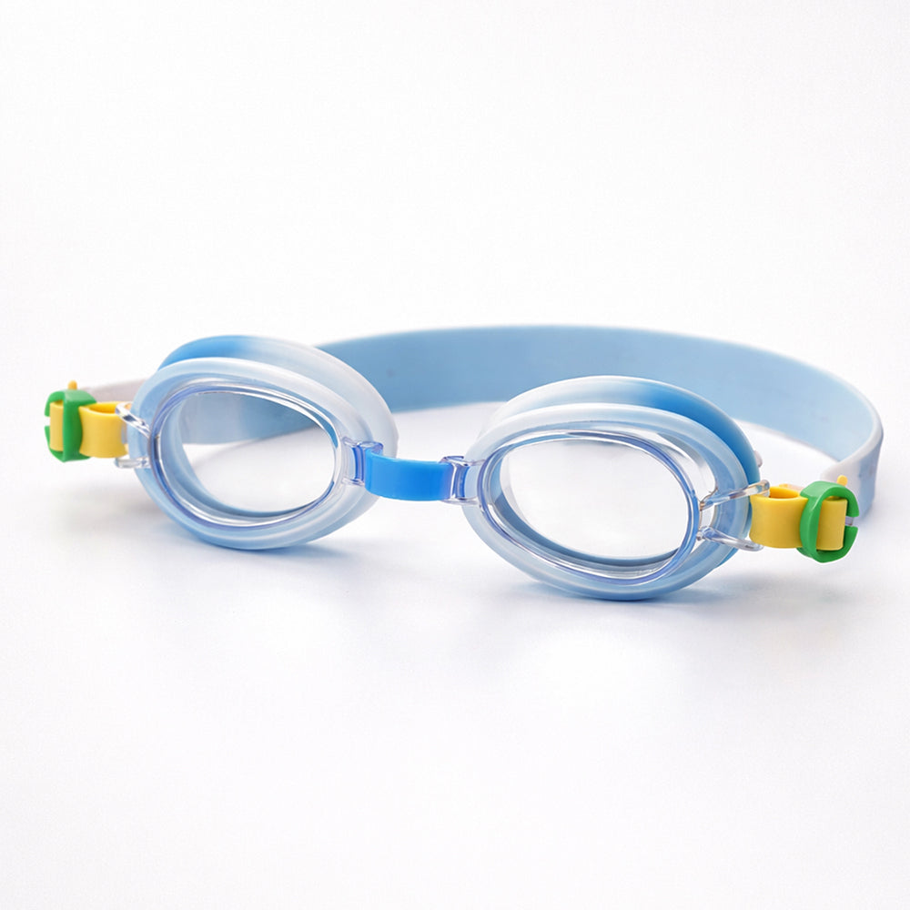 Blue & Green Croc Face, Anti-Fog UV Protection Leakproof Design Swim Goggles for Kids, 5Years - 10Years - Little Surprise Box