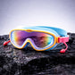 Blue, Orange & Red Anti-Fog UV Protection Leakproof Swim Goggles for Kids, 4–10 Years - Little Surprise Box