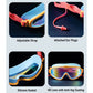 Blue, Orange & Red Anti-Fog UV Protection Leakproof Swim Goggles for Kids, 4–10 Years - Little Surprise Box