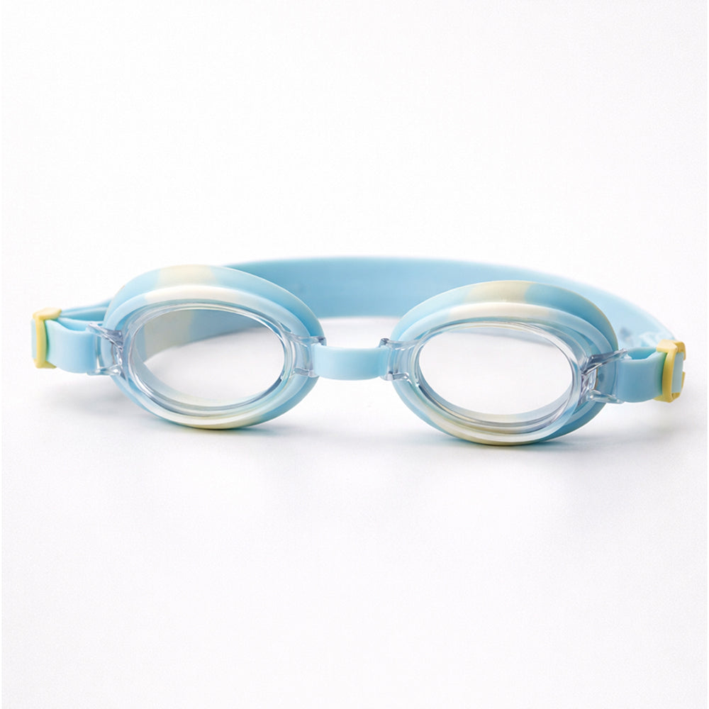Blue & Yellow Dog Face, Anti-Fog UV Protection Leakproof Design Swim Goggles for Kids, 5Years - 10Years - Little Surprise Box