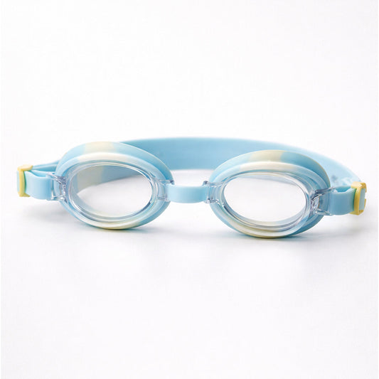 Blue & Yellow Dog Face, Anti-Fog UV Protection Leakproof Design Swim Goggles for Kids, 5Years - 10Years - Little Surprise Box
