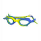 Yellow & Blue Fishtail Designed Frame, Anti-Fog UV Protection Leakproof Design Swim Goggles for Kids, 3 years - 8 years -