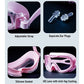 Pink 3dash Glass panel styled Anti-Fog UV Protection Leakproof design Swim Goggles for 12 years + & Adults - Little