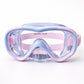 Snorkelling Scuba Diving Mask Pink Blue Anti-Fog underwater snorkelling Goggles for Kids & Adults, 10Years and above -