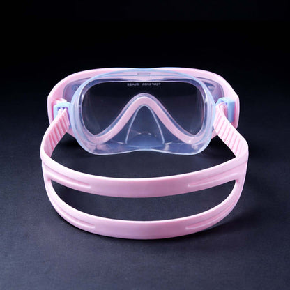 Snorkelling Scuba Diving Mask Pink Blue Anti-Fog underwater snorkelling Goggles for Kids & Adults, 10Years and above -