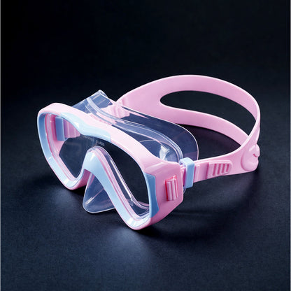 Snorkelling Scuba Diving Mask Pink Blue Anti-Fog underwater snorkelling Goggles for Kids & Adults, 10Years and above -