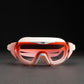 Pink with Coral Full Glass panel styled Anti-Fog UV Protection Leakproof design Swim Goggles for Adults - Little Surprise Box