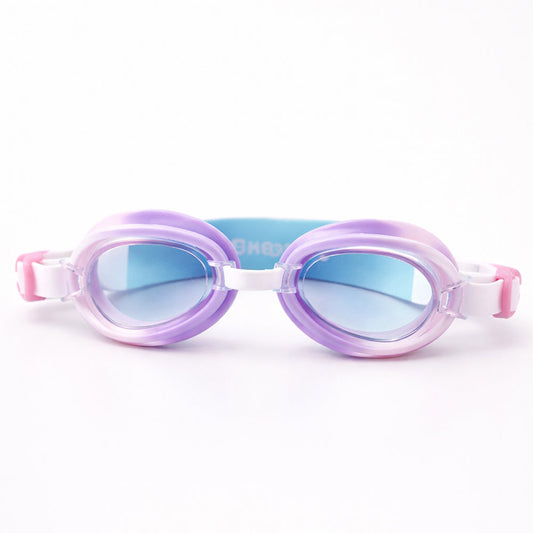 Pink & White Bow Face, Anti-Fog UV Protection Leakproof Design Swim Goggles for Kids, 5Years - 10Years - Little Surprise Box