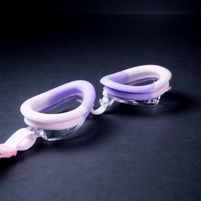 Pink & White Bow Face, Anti-Fog UV Protection Leakproof Design Swim Goggles for Kids, 5Years - 10Years - Little Surprise Box