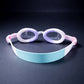 Pink & White Bow Face, Anti-Fog UV Protection Leakproof Design Swim Goggles for Kids, 5Years - 10Years - Little Surprise Box