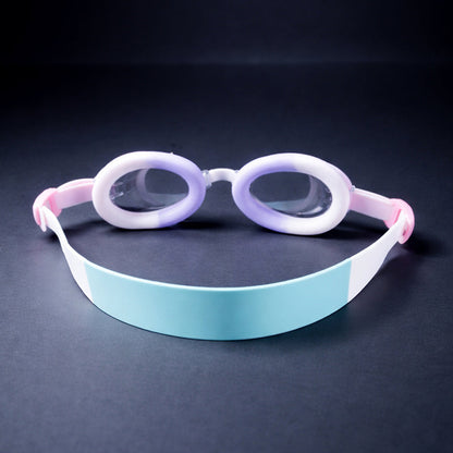 Pink & White Bow Face, Anti-Fog UV Protection Leakproof Design Swim Goggles for Kids, 5Years - 10Years - Little Surprise Box