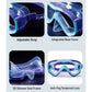 Snorkelling Scuba Diving Mask, Purple Blue Anti-Fog Snorkelling-Style Swim Goggles for Kids, for Kids & Adults, 10Years and
