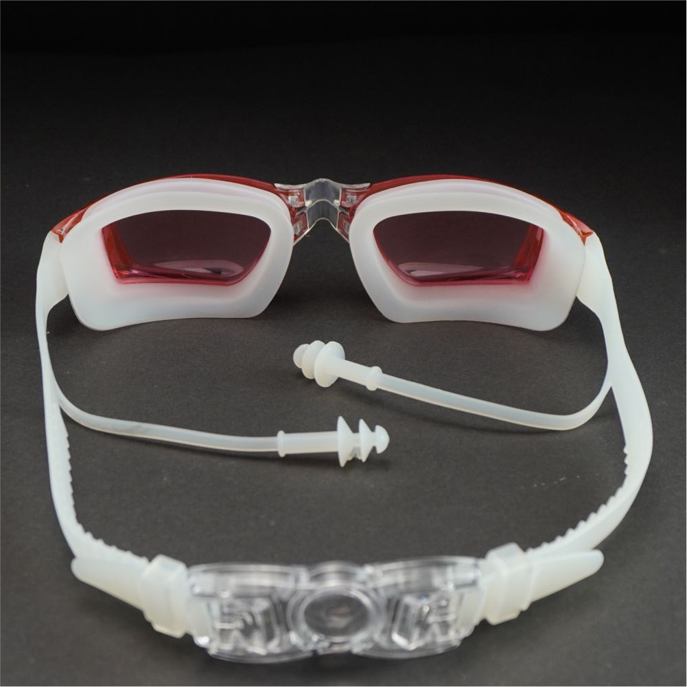 Shiny Pink Eyelid Style Anti-Fog UV Protection Leakproof design Swim Goggles for Kids 10Years and above - Little Surprise Box