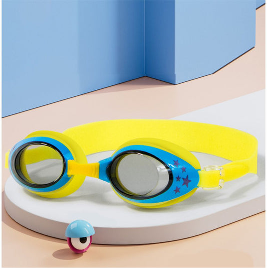 Starry Yellow Anti-Fog UV Protection Leakproof Design Swim Goggles for Kids, 3Years - 8Years - Little Surprise Box