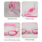 Tie Dye White with Pink Anti-Fog UV Protection Leakproof Design Swim Goggles for Kids, 1Year - 4Years - Little Surprise Box