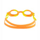 Tie Dye Yellow Blend with Orange Anti-Fog UV Protection Leakproof Design Swim Goggles for Kids, 1Year - 4Years - Little