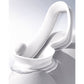 White 3 dash Glass panel styled Anti-Fog UV Protection Leakproof design Swim Goggles for 12 Years + & Adults - Little