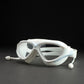 White with Light Blue Clip style Anti-Fog UV Protection Leakproof design Swim Goggles for Adults - Little Surprise Box