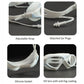 White with Light Blue Clip style Anti-Fog UV Protection Leakproof design Swim Goggles for Adults - Little Surprise Box
