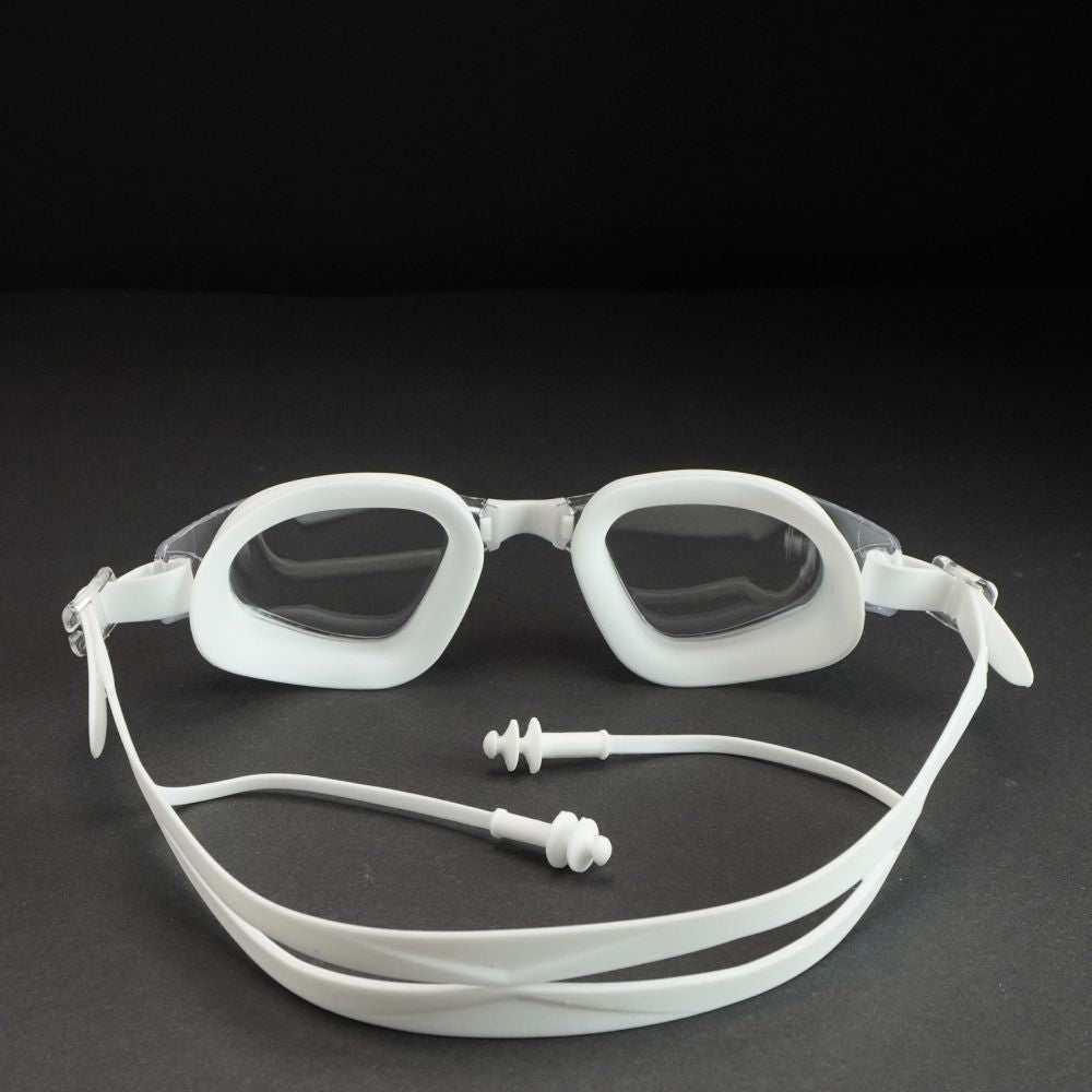 White Cat eye Shape Frame Anti-Fog UV Protection Leakproof design Swim Goggles for Adults - Little Surprise Box
