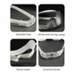 White with Green Ombre shaded Anti-Fog UV Protection Leakproof design Swim Goggles for Adults - Little Surprise Box