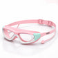 Pink Mint white border, Anti-Fog UV Protection Leakproof Design Swim Goggles for Kids, 5Years - 10Years - Little Surprise Box