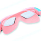 Pink Mint white border, Anti-Fog UV Protection Leakproof Design Swim Goggles for Kids, 5Years - 10Years - Little Surprise Box
