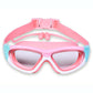 Pink Mint white border, Anti-Fog UV Protection Leakproof Design Swim Goggles for Kids, 5Years - 10Years - Little Surprise Box