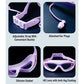 White Bordered Purple Anti-Fog UV Protection Leakproof Design Swim Goggles for Kids, 5Years - 10Years - Little Surprise Box