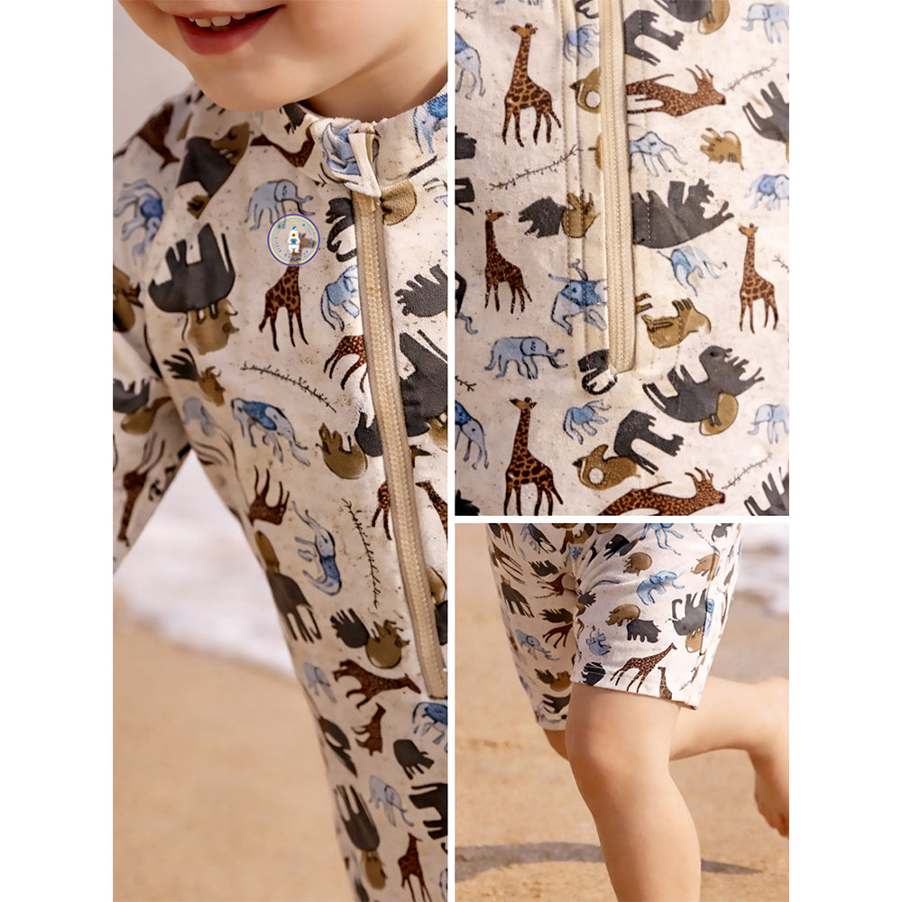 Animal Kingdom Toddlers & Kids Swimwear with matching Swim Cap, plus Free Wash Bag & Free Swim Detergent - Little Surprise