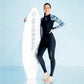 Full-Length Black & Blue Tropical Leaf Printed Teens and Adults Swimwear in UPF 50+ with Free Washbag - Little Surprise Box