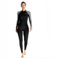 Full Length Black & White Sleeves Printed Teens and Adults Swimwear In Upf 50+ Fabric - Little Surprise Box